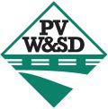 Green diamond shaped logo for PVW&SD water system.